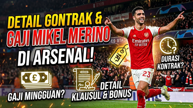 Resmi Bergabung? Ini Detail Kontrak dan Gaji Mikel Merino di Arsenal