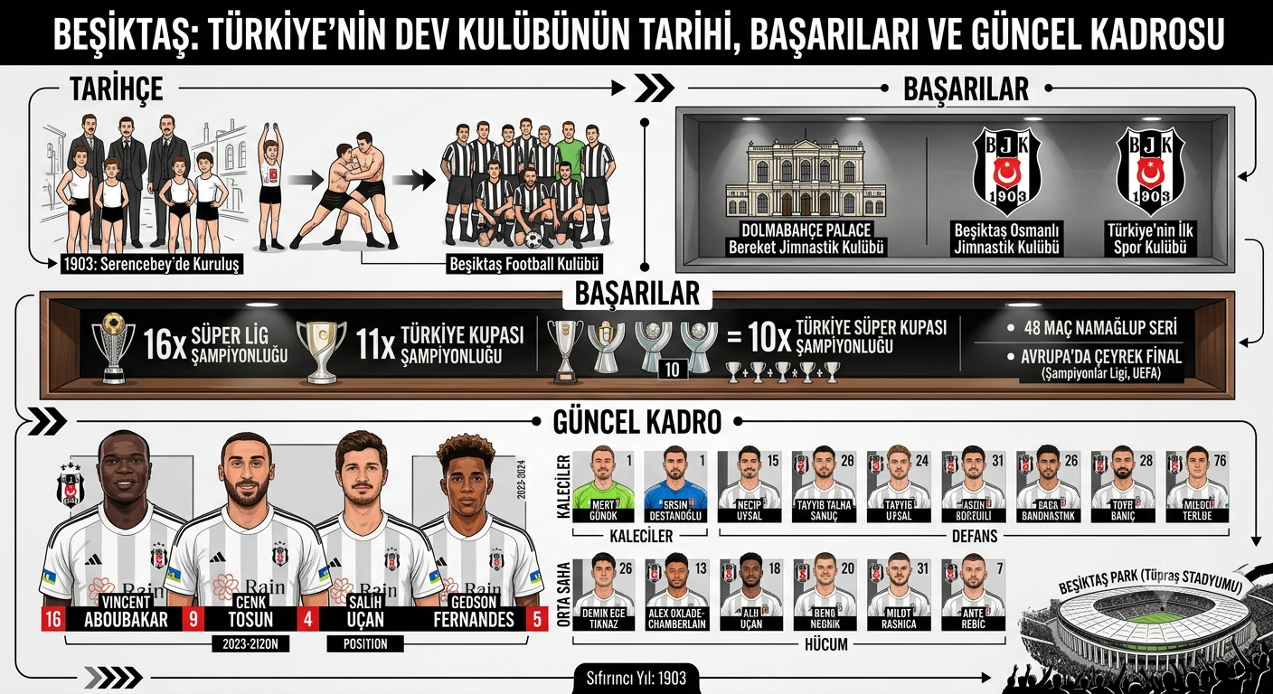 Beşiktaş: Sejarah Klub Raksasa Turki, Prestasi, dan Daftar Pemain Terbaru