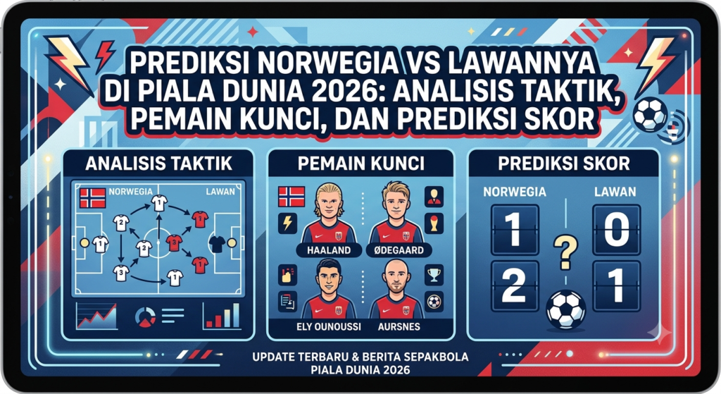 Prediksi Norwegia vs Lawannya di Piala Dunia 2026: Analisis Taktik, Pemain Kunci, dan Prediksi Skor