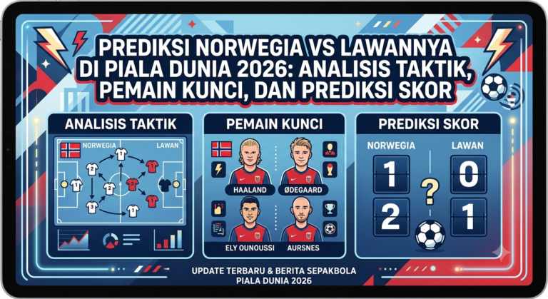 Prediksi Norwegia vs Lawannya di Piala Dunia 2026: Analisis Taktik, Pemain Kunci, dan Prediksi Skor