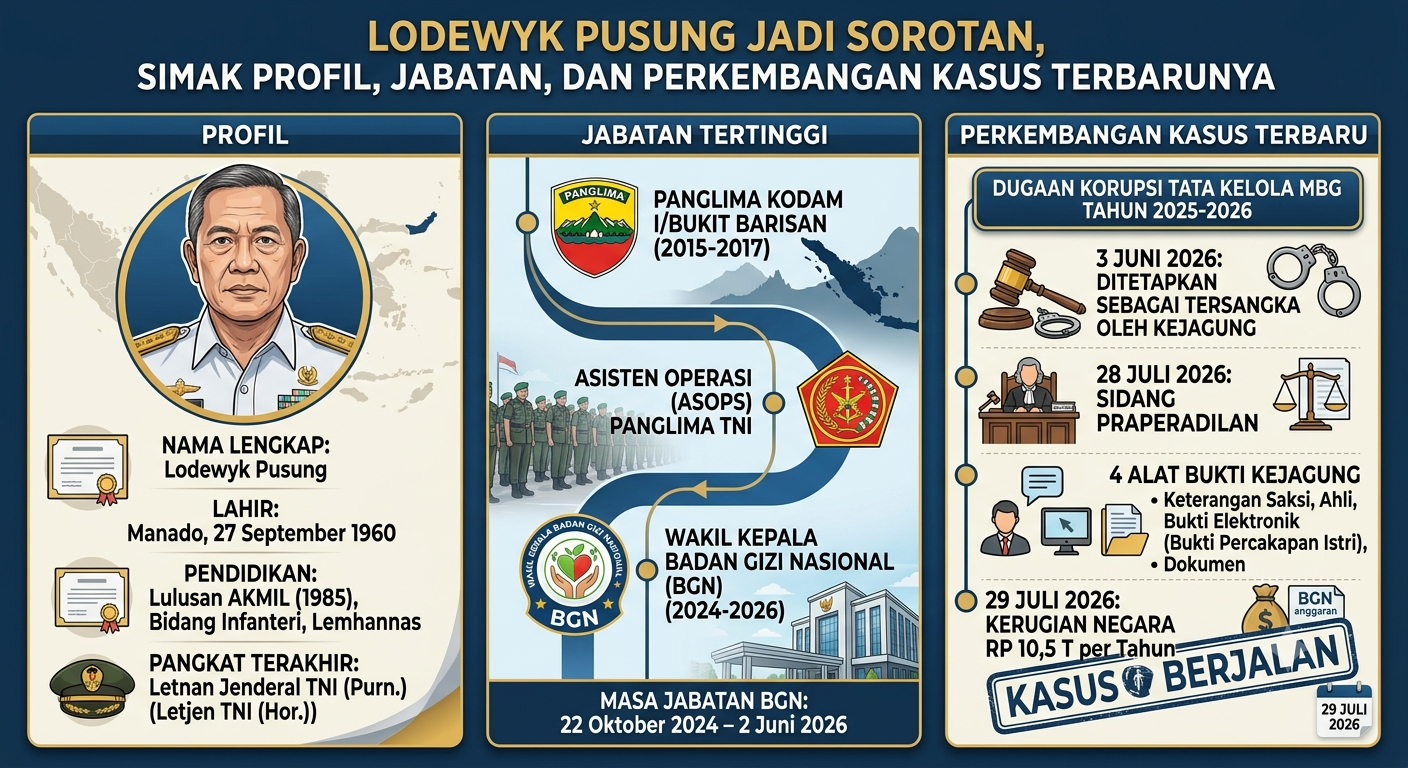 Lodewyk Pusung Jadi Sorotan, Simak Profil, Jabatan, dan Perkembangan Kasus Terbarunya
