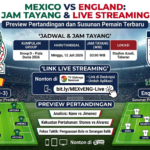Mexico vs England: Jadwal, Jam Tayang, Link Live Streaming, dan Preview Pertandingan