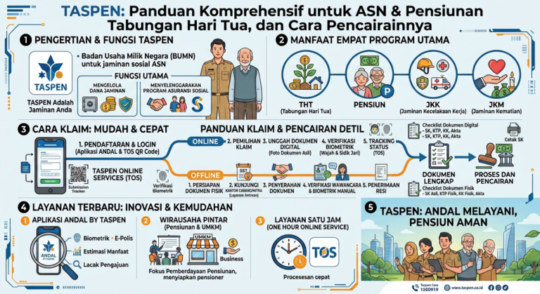Cara Klaim Taspen Secara Online dan Offline: Syarat, Dokumen, serta Proses Pencairan Terbaru