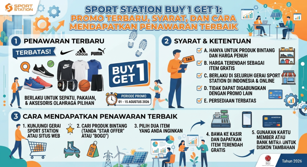 Sport Station Buy 1 Get 1: Promo Terbaru, Syarat, dan Cara Mendapatkan Penawaran Terbaik