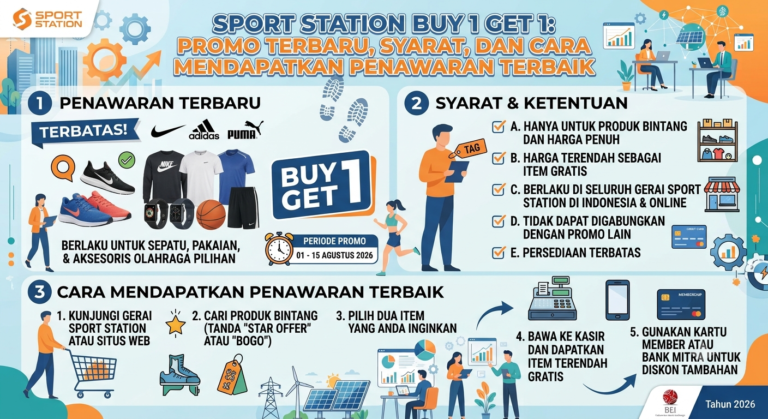 Sport Station Buy 1 Get 1: Promo Terbaru, Syarat, dan Cara Mendapatkan Penawaran Terbaik