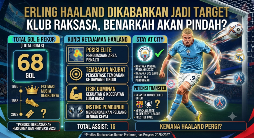 Erling Haaland Dikabarkan Jadi Target Klub Raksasa, Benarkah Akan Pindah?