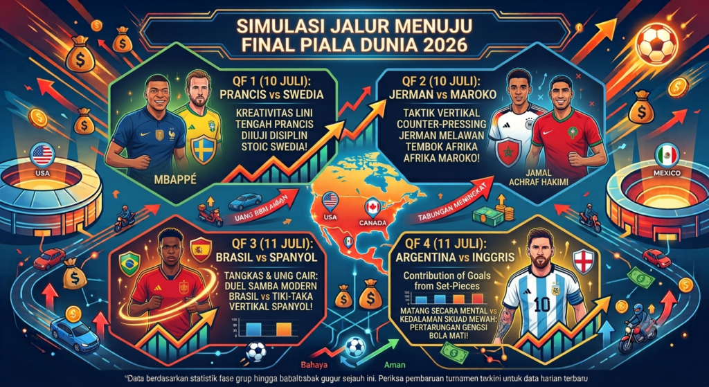 Simulasi Jalur Menuju Final Piala Dunia 2026