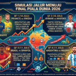 Simulasi Jalur Menuju Final Piala Dunia 2026