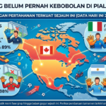 Negara yang Belum Pernah Kebobolan di Piala Dunia 2026