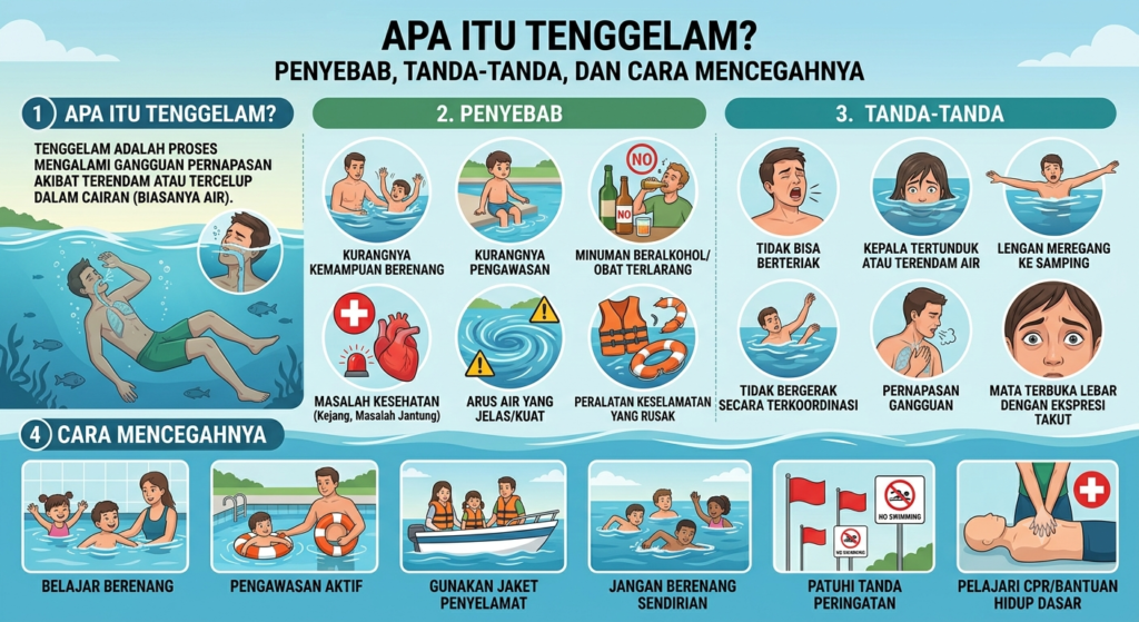 Apa Itu Tenggelam? Penyebab, Tanda-Tanda, dan Cara Mencegahnya