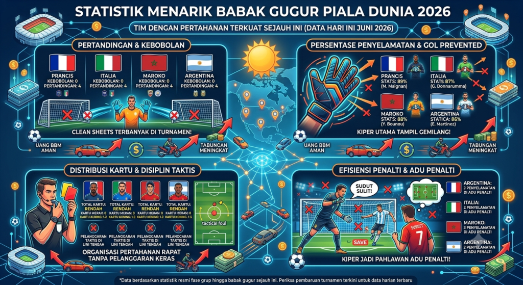 Statistik Menarik Babak Gugur Piala Dunia 2026