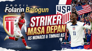 Profil Folarin Balogun: Striker Masa Depan AS Monaco dan Timnas AS
