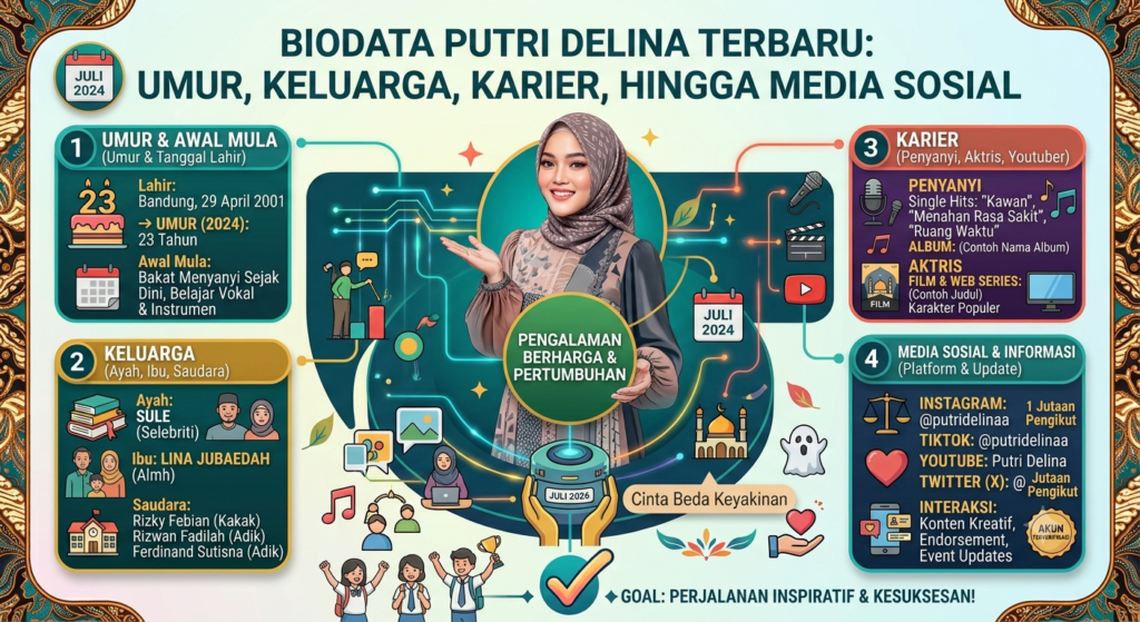 Biodata Putri Delina Terbaru: Umur, Keluarga, Karier, hingga Media Sosial