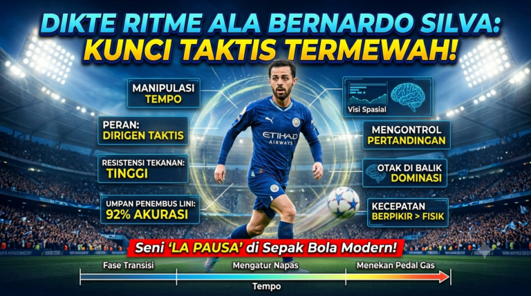 Dikte Ritme ala Bernardo Silva: Mengapa Ia Adalah Kunci Taktis Paling Mewah di Sepak Bola Modern