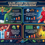 Calon Lawan Tim Favorit di Babak Delapan Besar