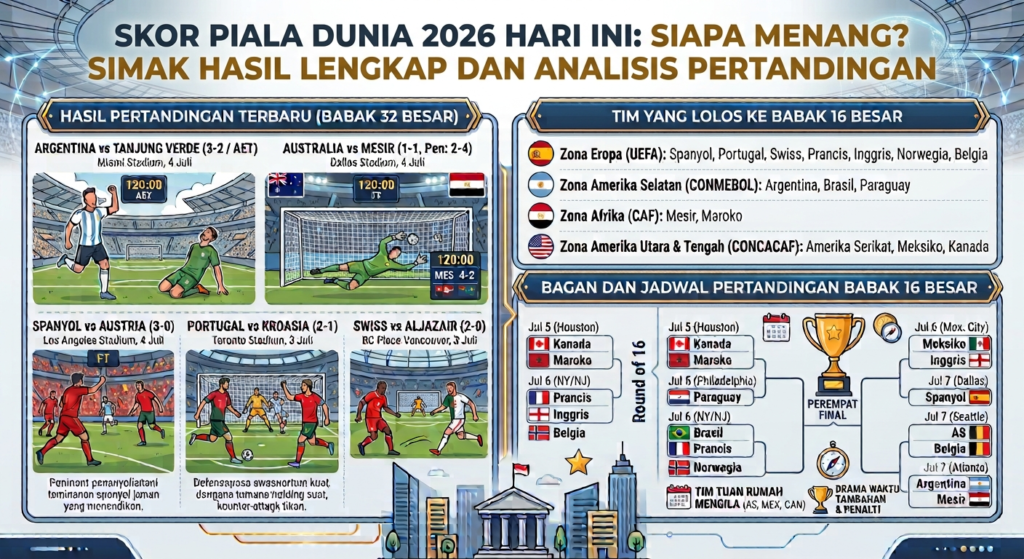 Skor Piala Dunia 2026 Hari Ini: Siapa Menang? Simak Hasil Lengkap dan Analisis Pertandingan