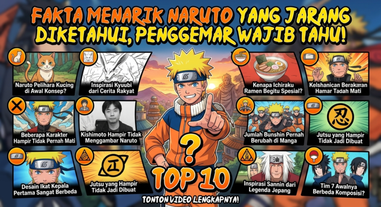 Fakta Menarik Naruto yang Jarang Diketahui, Penggemar Wajib Tahu!