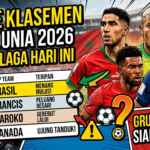 Update Klasemen Piala Dunia 2026 Setelah Laga Hari Ini