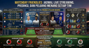 Matchday Friendlies: Jadwal Live Streaming, Prediksi, dan Peluang Menang Setiap Tim