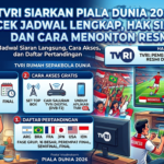 TVRI Siarkan Piala Dunia 2026 Gratis? Cek Jadwal Lengkap, Hak Siar, dan Cara Menonton Resmi