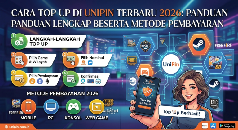 Cara Top Up di UniPin Terbaru 2026: Panduan Lengkap Beserta Metode Pembayaran