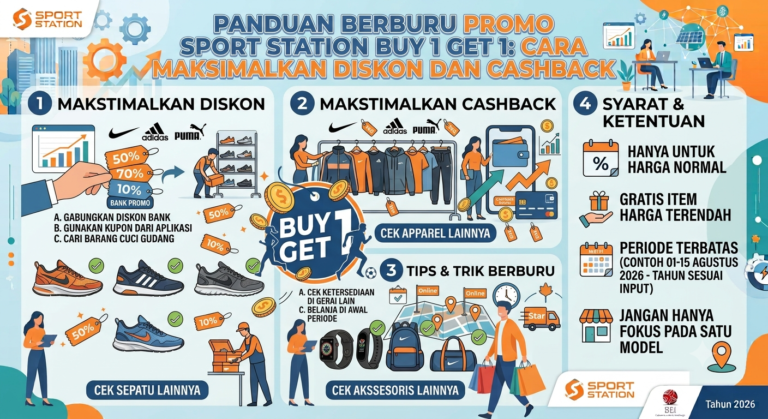 Panduan Berburu Promo Sport Station Buy 1 Get 1: Cara Maksimalkan Diskon dan Cashback