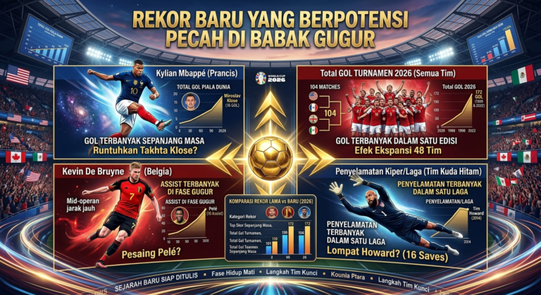 Rekor Baru yang Berpotensi Pecah di Babak Gugur