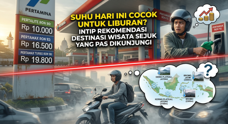 Suhu Hari Ini Cocok untuk Liburan? Intip Rekomendasi Destinasi Wisata Sejuk yang Pas Dikunjungi
