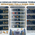 Tim dengan Pertahanan Terbaik Sepanjang Piala Dunia 2026