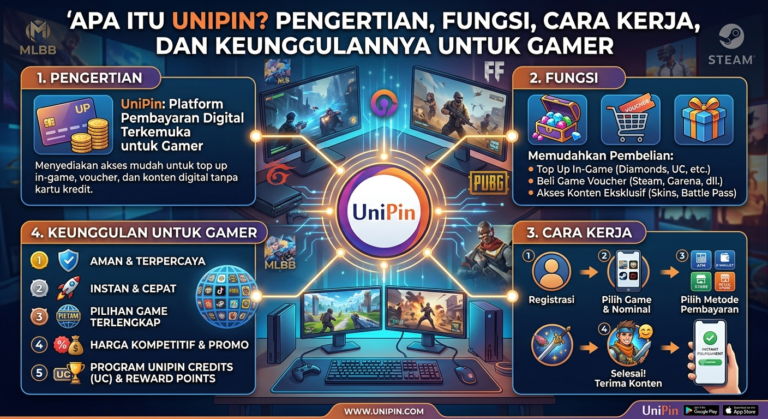 Apa Itu UniPin? Pengertian, Fungsi, Cara Kerja, dan Keunggulannya untuk Gamer