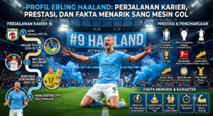 Profil Erling Haaland: Perjalanan Karier, Prestasi, dan Fakta Menarik Sang Mesin Gol