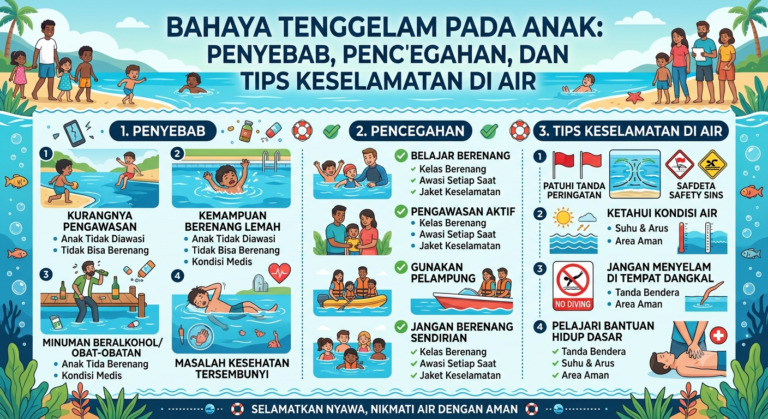 Bahaya Tenggelam pada Anak: Penyebab, Pencegahan, dan Tips Keselamatan di Air