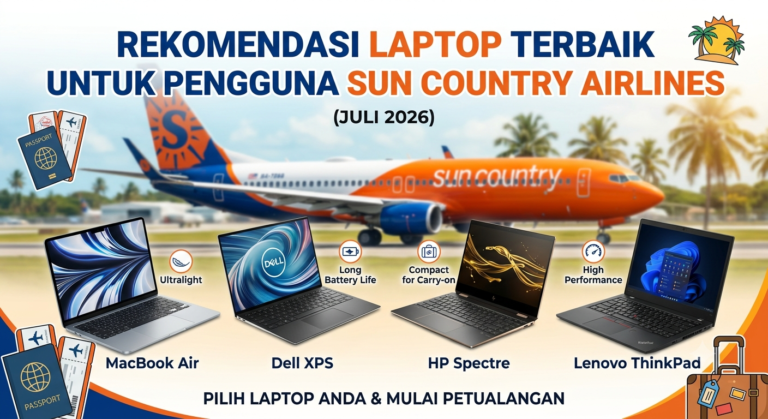 Rekomendasi Laptop Terbaik untuk Pengguna Sun Country Airlines (Juli 2026)