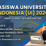 Mahasiswa mendaftar Beasiswa Universitas Indonesia UI 2026