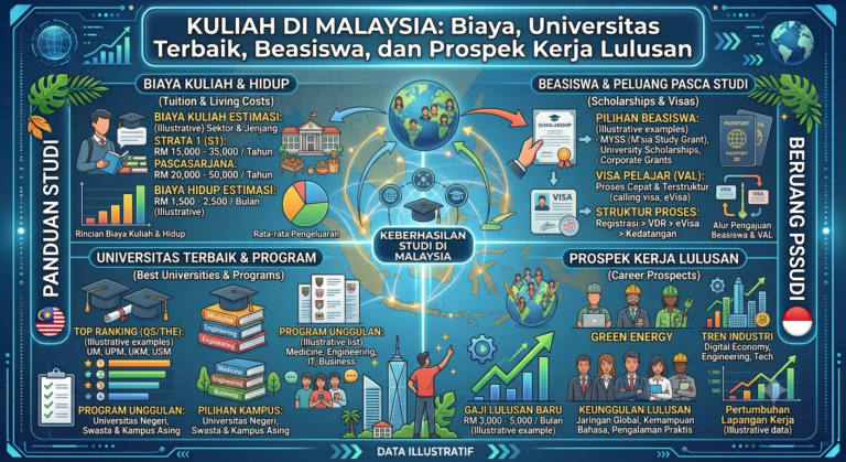 Kuliah di Malaysia: Biaya, Universitas Terbaik, Beasiswa, dan Prospek Kerja Lulusan
