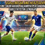 Hasil USA vs Bosnia and Herzegovina Hari Ini: Skor Akhir, Jalannya Pertandingan, dan Statistik Lengkap