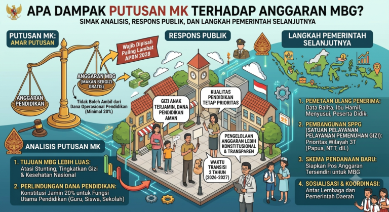 Apa Dampak Putusan MK terhadap Anggaran MBG? Simak Analisis, Respons Publik, dan Langkah Pemerintah Selanjutnya