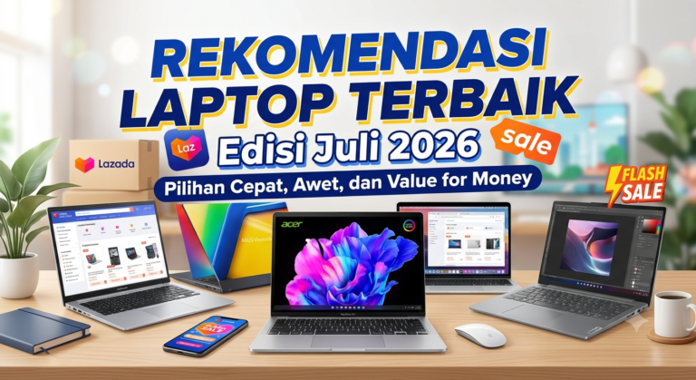 Rekomendasi Laptop Terbaik Edisi Juli 2026: Pilihan Cepat, Awet, dan Value for Money di Lazada