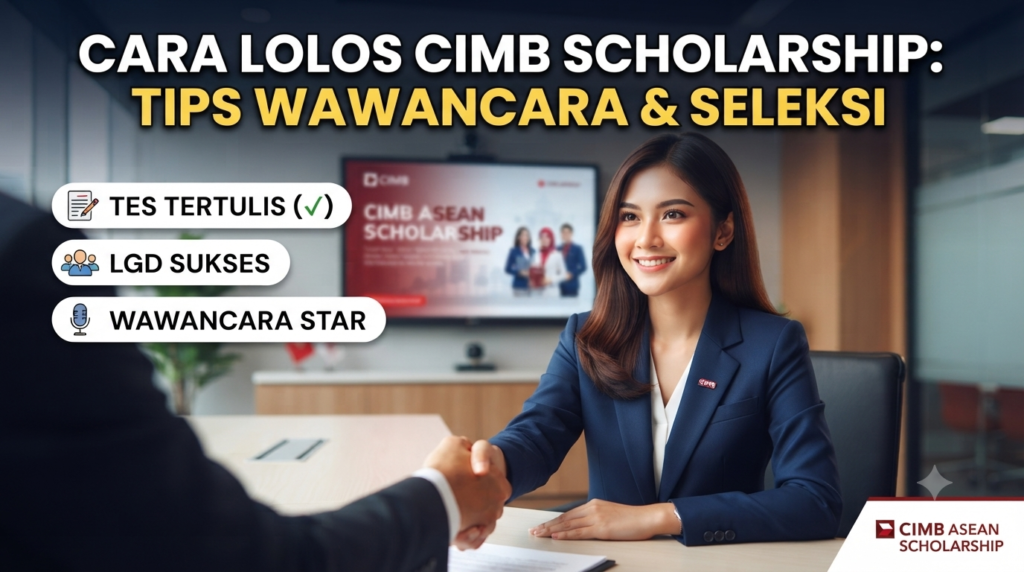 Cara lolos seleksi dan tips wawancara CIMB Scholarship