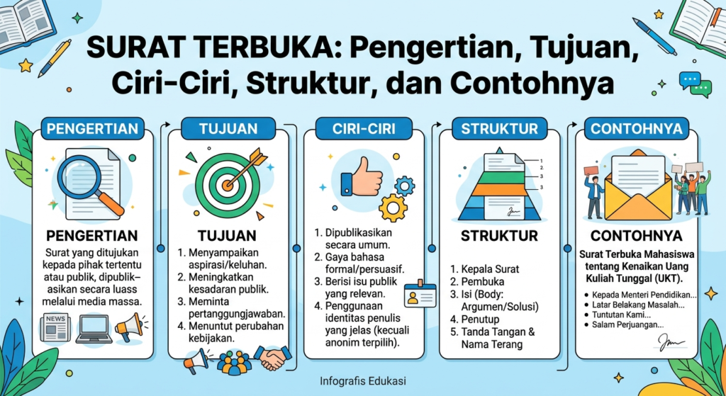 Surat Terbuka: Pengertian, Tujuan, Ciri-Ciri, Struktur, dan Contohnya