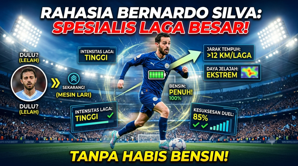 Rahasia Bernardo Silva: Gelandang "Spesialis Laga Besar" yang Tak Pernah Kehabisan Bensin