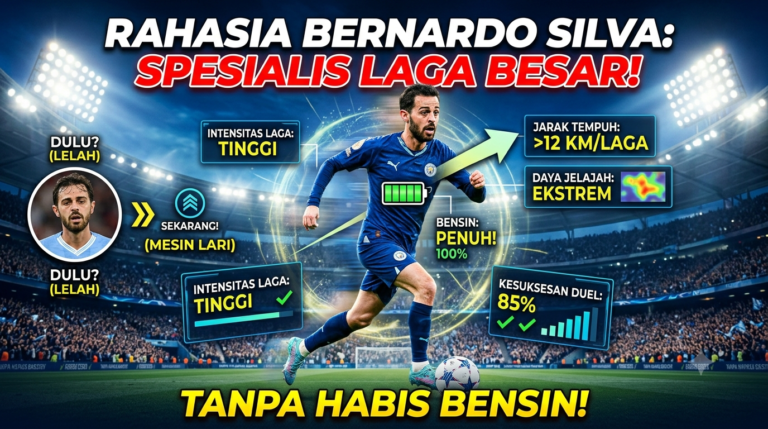 Rahasia Bernardo Silva: Gelandang "Spesialis Laga Besar" yang Tak Pernah Kehabisan Bensin