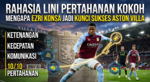 Rahasia lini Pertahanan Kokoh: Mengapa Ezri Konsa Jadi Kunci Sukses Aston Villa