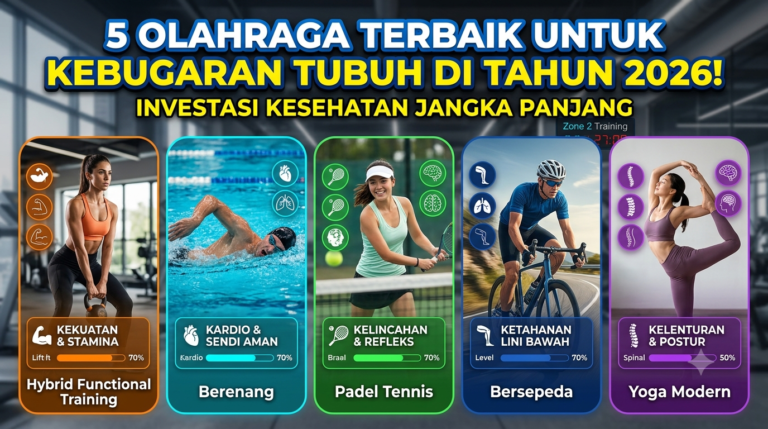 5 Olahraga Terbaik untuk Menjaga Kebugaran Tubuh di Tahun 2026