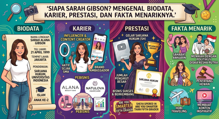 Siapa Sarah Gibson? Mengenal Biodata, Karier, Prestasi, dan Fakta Menariknya