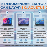 5 Rekomendasi Laptop dengan Layar 5K Terbaik untuk Produktivitas Maksimal (Agustus 2026)