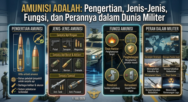Amunisi Adalah: Pengertian, Jenis-Jenis, Fungsi, dan Perannya dalam Dunia Militer