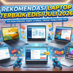 Rekomendasi Laptop Terbaik Edisi Juli 2026: Pilihan Ringan, Awet, dan Ideal untuk Pengguna TUI