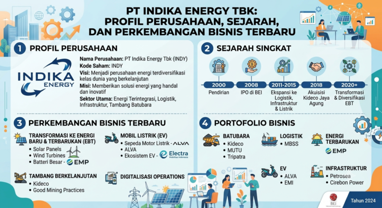 PT Indika Energy Tbk: Profil Perusahaan, Sejarah, dan Perkembangan Bisnis Terbaru