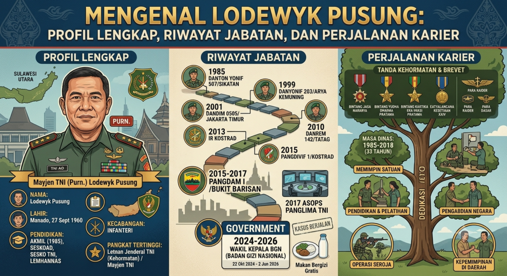 Mengenal Lodewyk Pusung: Profil Lengkap, Riwayat Jabatan, dan Perjalanan Karier
